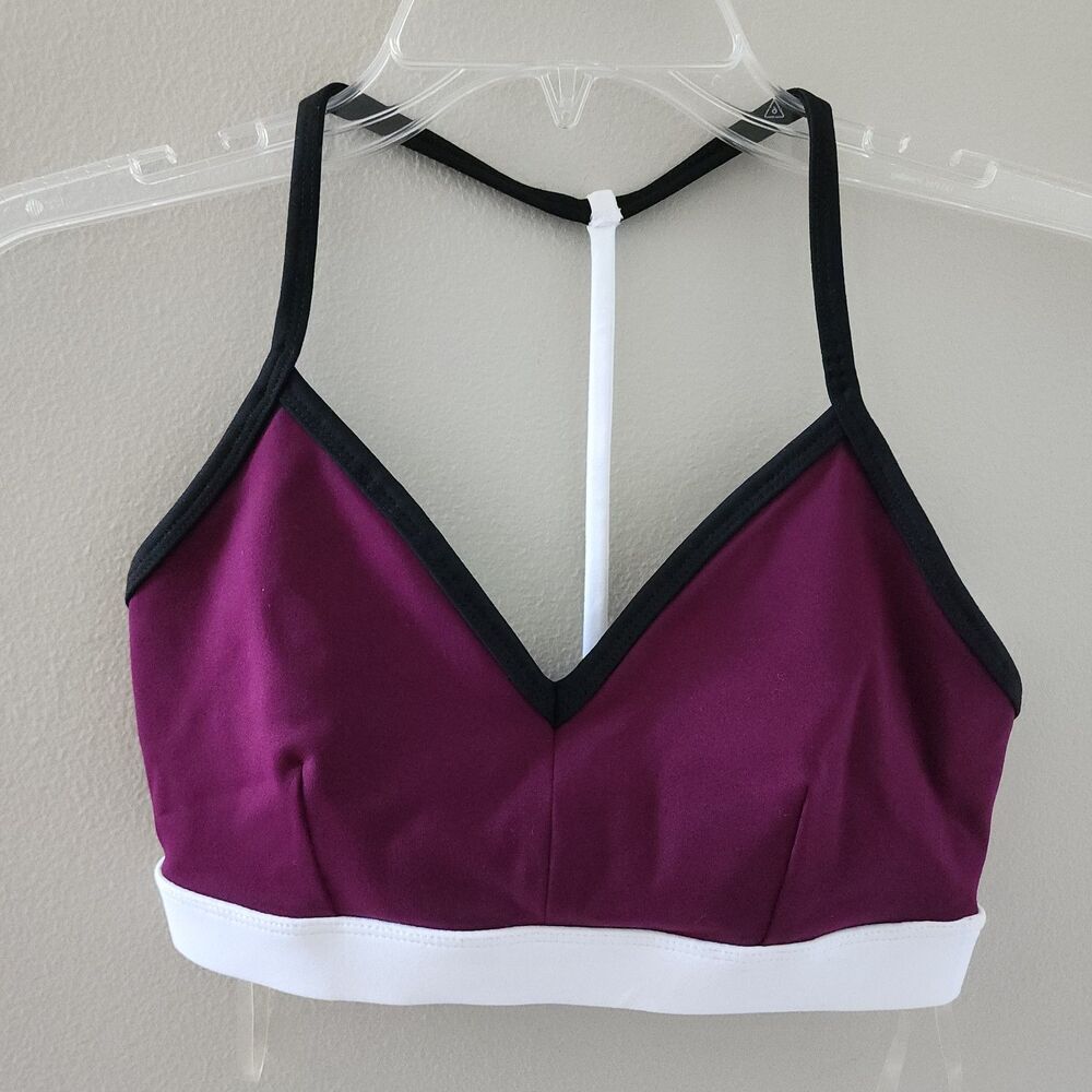 Gaiam Jessica Biel Colorblock Sports Bra Extra Small